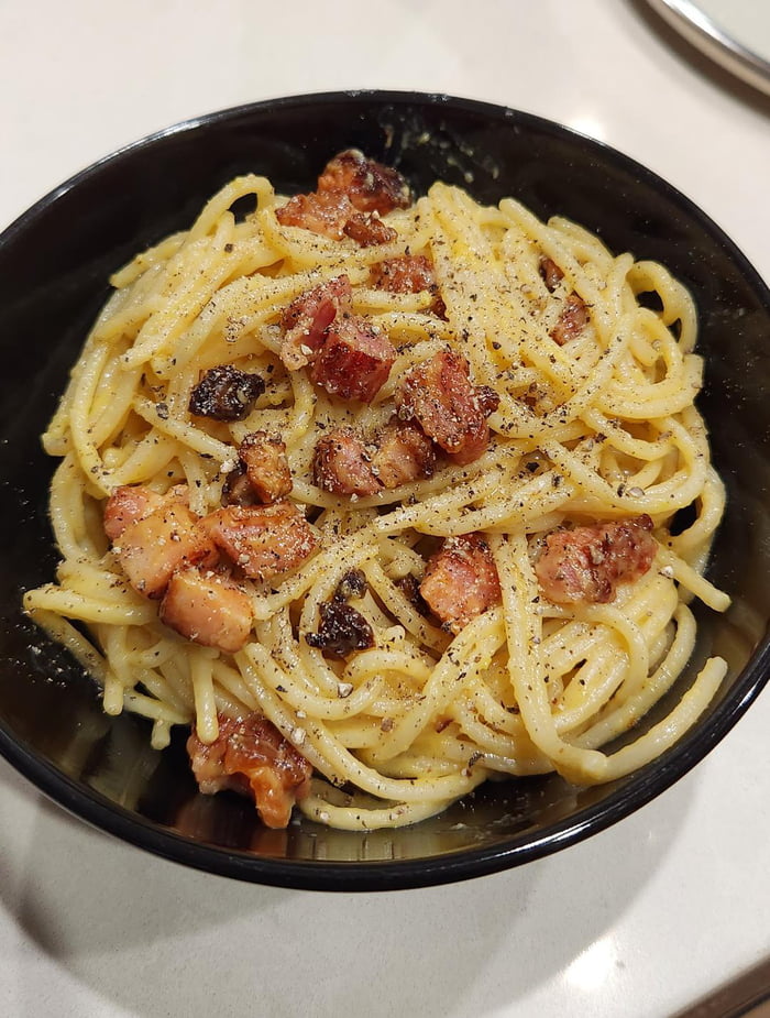 Carbonara w/ pancetta 9GAG