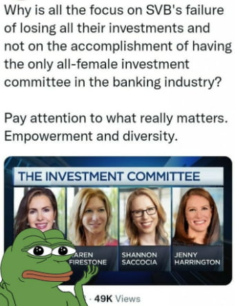 Why Did Silicon Valley Bank Fail Diversity Hire Gag