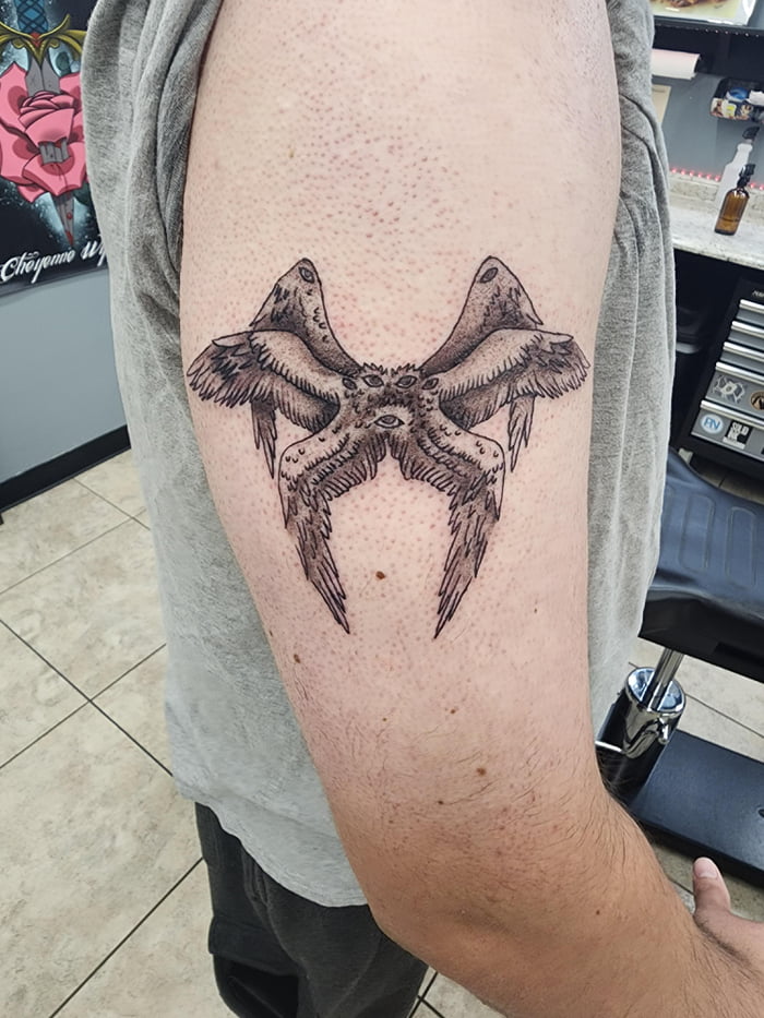 First tattoo give me your honest opinions Its an accurate Seraphim  9GAG