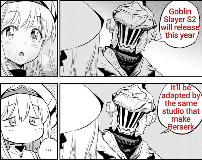 Goblin Slayer Season 2 New Costume Artwork Confirmed! - 9GAG