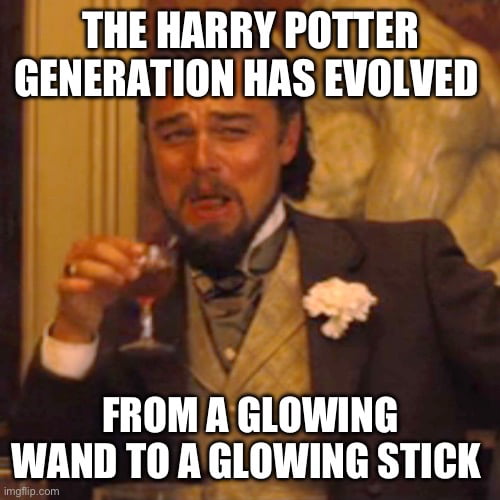Glow stick evolution 9GAG