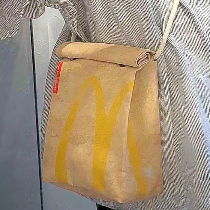 McDonalds paper bag reimagined to be a purse - 9GAG