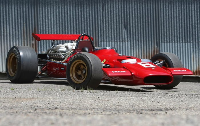 1969 Ferrari 312/69. While F1 developed, banned and regulated wings in 1969,  Ferrari campaigned a single car with Chris Amon, and Mauro Forghieri worked  back at the factory on the all new