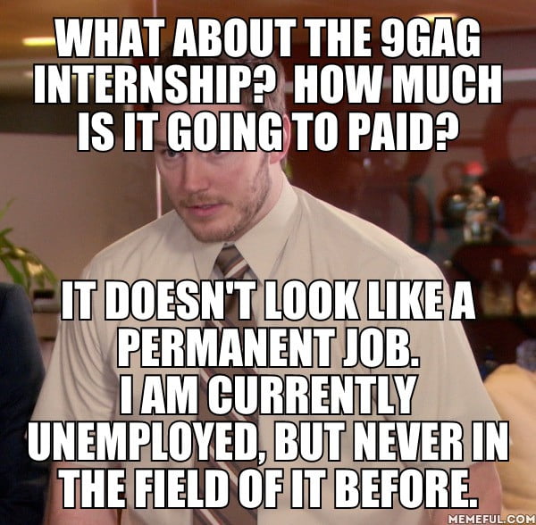 What about the 9GAG Internship? 9GAG