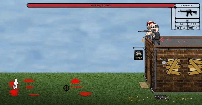 To continue all this flash games nostalgia : Bunny Invasion 2. Who ...