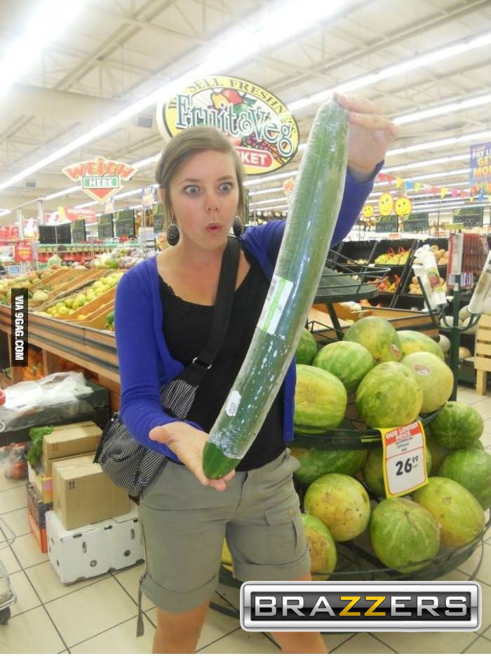 Cucumber girl with 