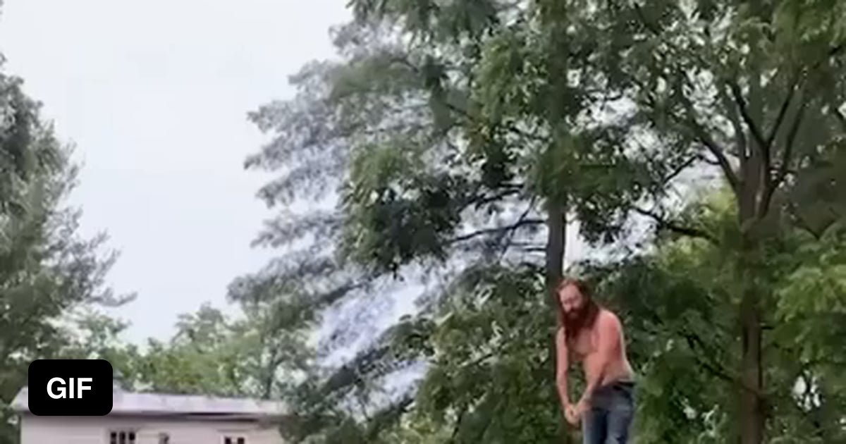 Barbed wire trampoline 9GAG