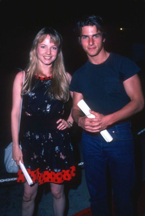 Rebecca De Mornay And Tom Cruise At The Screening Of Risky Business In 1983 9gag