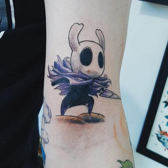 Decided to get a Hollow Knight tattoo while waiting for Silksong - 9GAG
