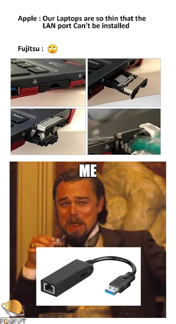 I have another Solution for your ethernet ports. - 9GAG