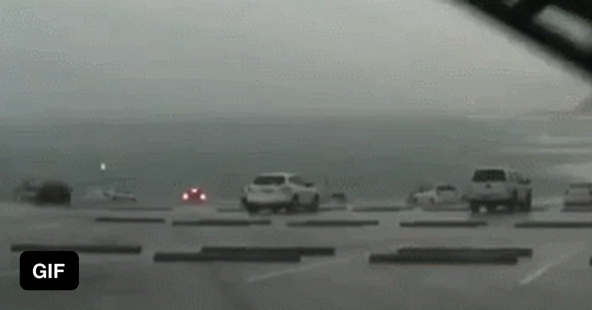 Car being struck by lightning 9GAG