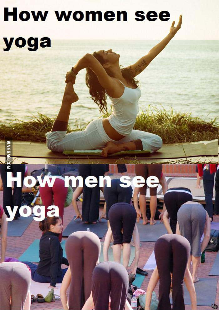 How we see yoga - Funny.