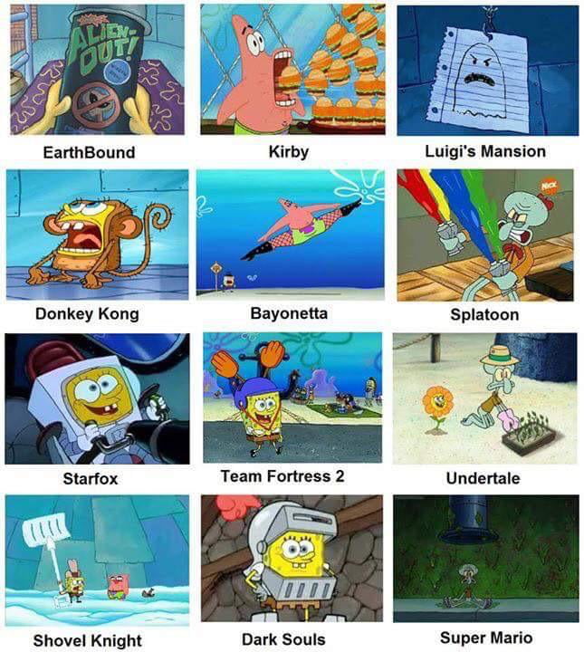 Spongebob in video games - 9GAG