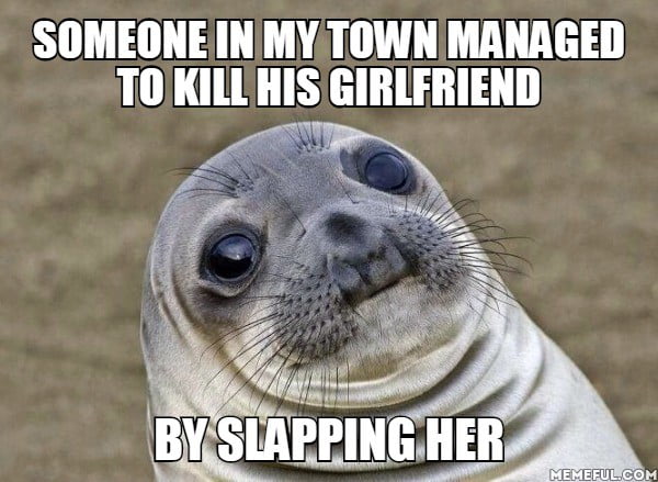 Must have been a hell of a slap - 9GAG