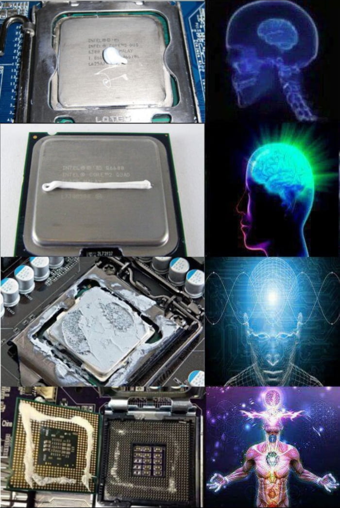 How to apply thermal paste 9GAG