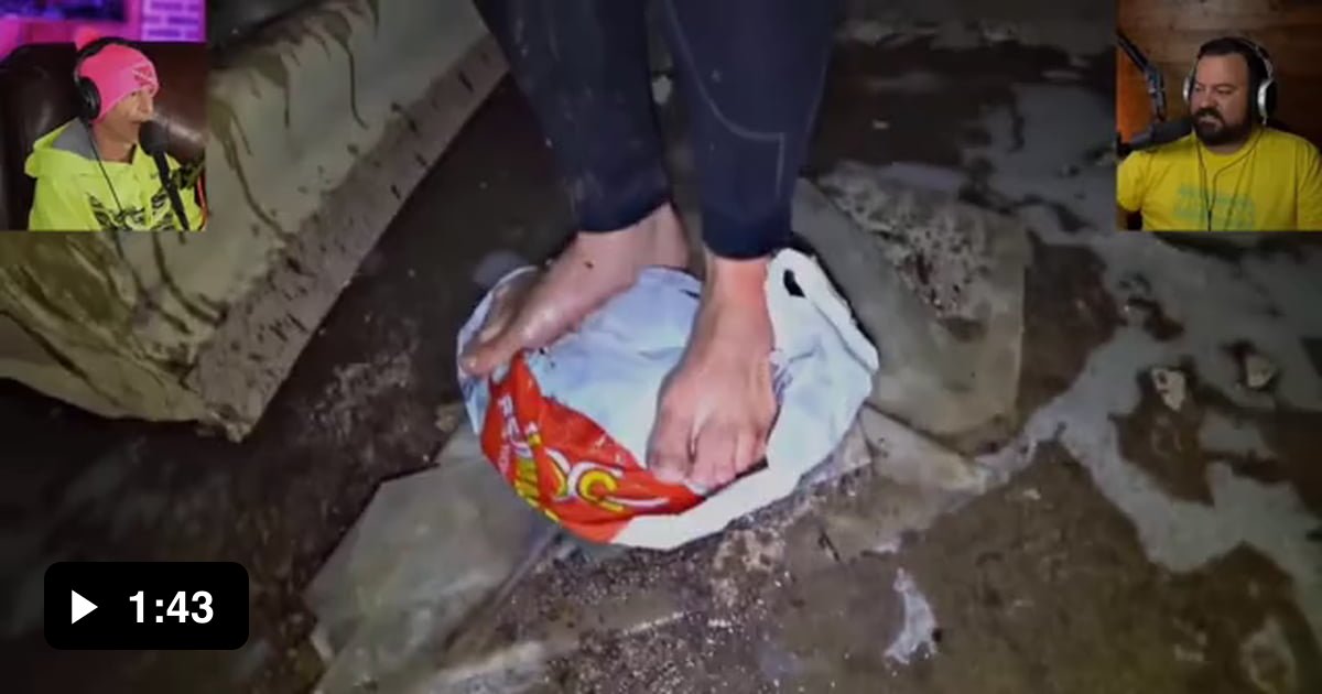 Crazy YouTubers scuba diving under radioactive ice of Chernobyl reactor