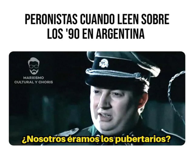 Menem era peronista - 9GAG