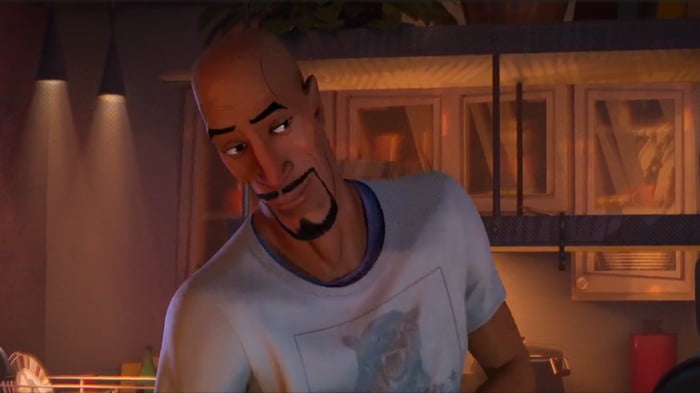 Watching Into The Spider-Verse and noticed Uncle Aaron has a panther on his  shirt at the beginning. - 9GAG