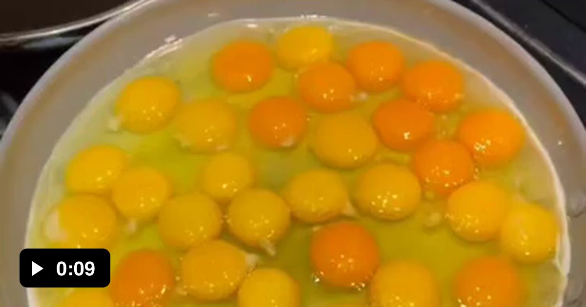 3 Dozen eggs flipped at once 9GAG
