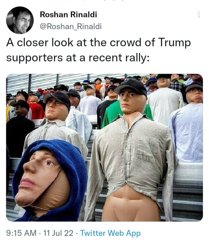 What's the difference really? A dummy is a dummy. 9GAG