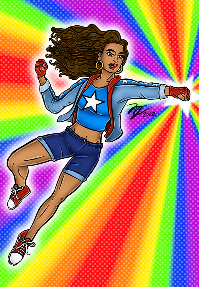 Rule Number One Of Multiverse Travel You Dont Know Anything An America Chavez Illustration