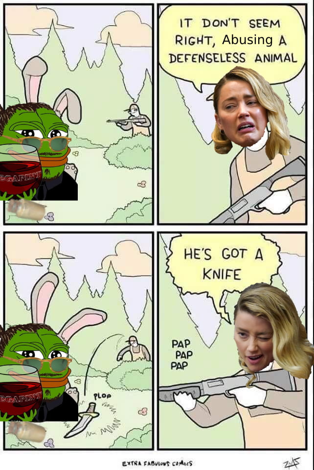 I now understand why Amber Heard gave Johnny a knife 9GAG