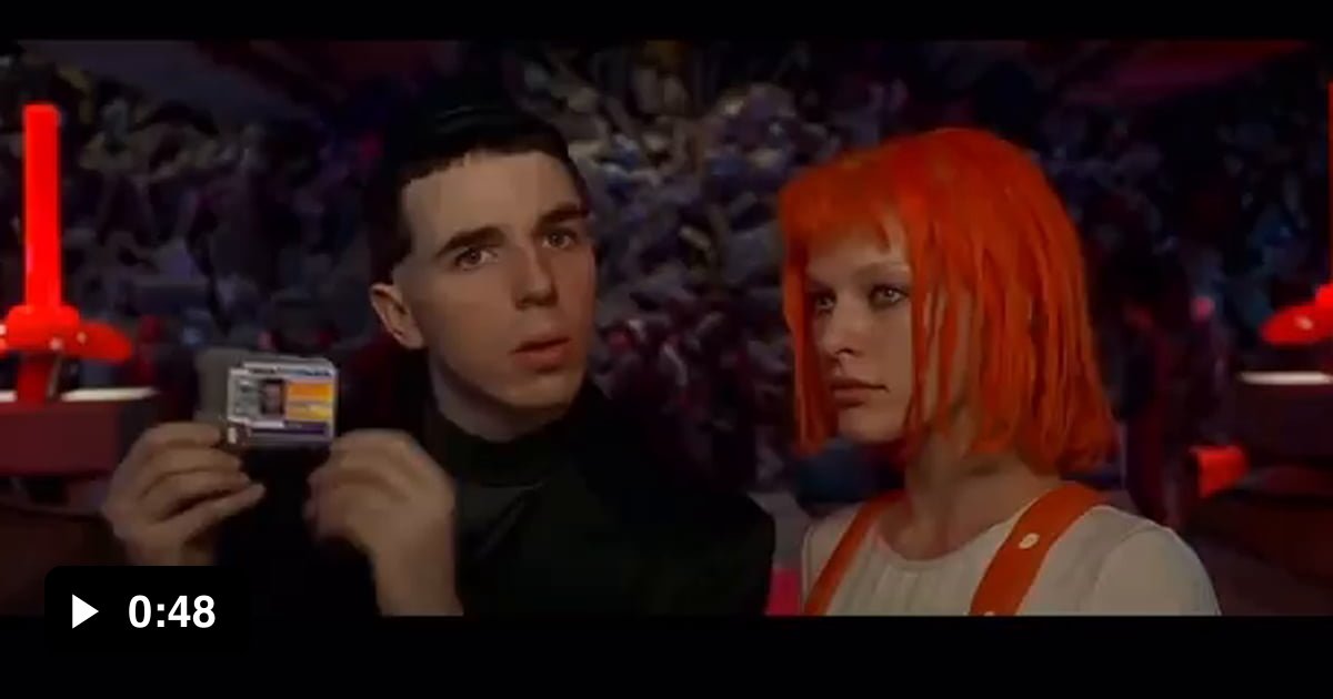 The 5th Element 1997 “multipass” 9gag 6485