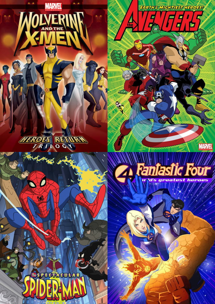 As an early 2000s kid, these shows were the golden age of Marvel ...