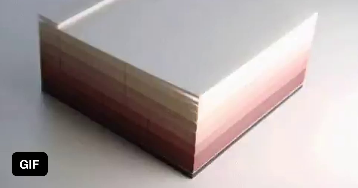 Japanese notepad reveals art as you use the notes 9GAG