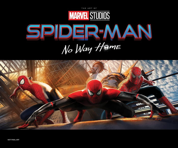 The official cover for ‘Spider Man : No Way Home’ 'The Art Of The Movie ...