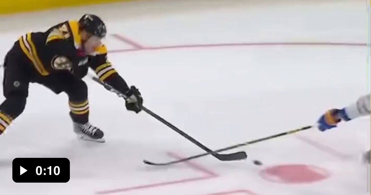 David Pastrnak Scores A Powerplay Goal To End An 0-39 Powerplay Drought ...