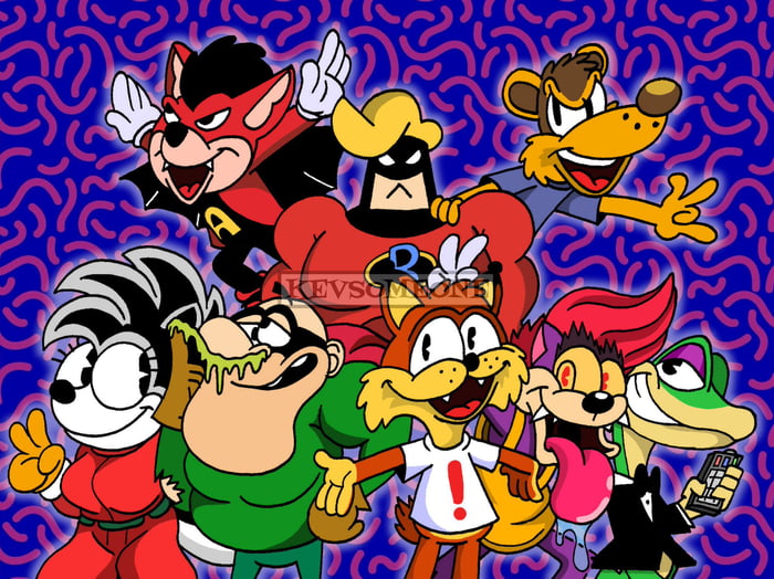 90s mascots (made by Kevsomeone) - 9GAG