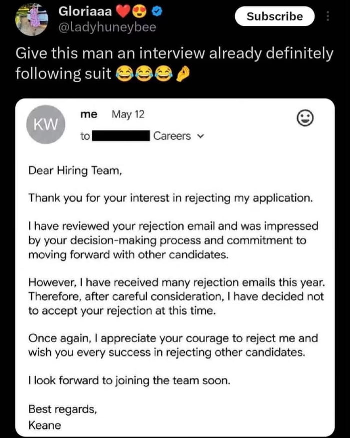 Uno reverse card on the hiring manager - 9GAG