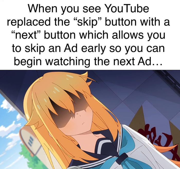 Youtube skip button 9gag
