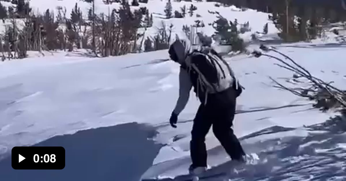Snowboarder carving the perfect turn - 9GAG