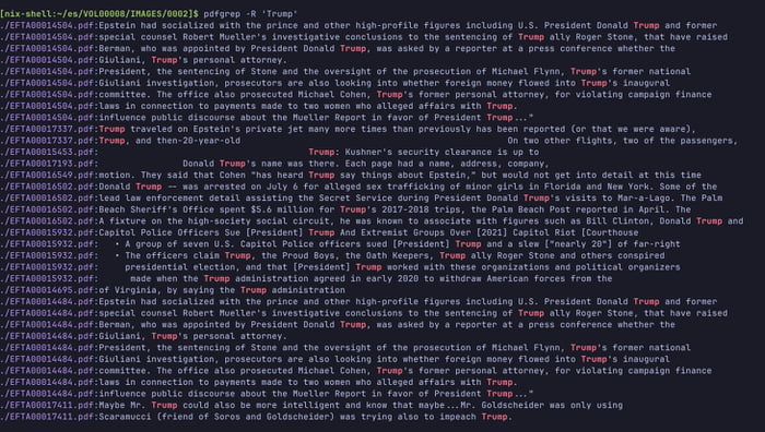 The Epstein files on the DOJ website allow you to highlight the ...
