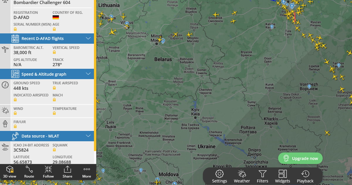 Why the f**k is there a plane flying from Moscow to Ramstein? - 9GAG