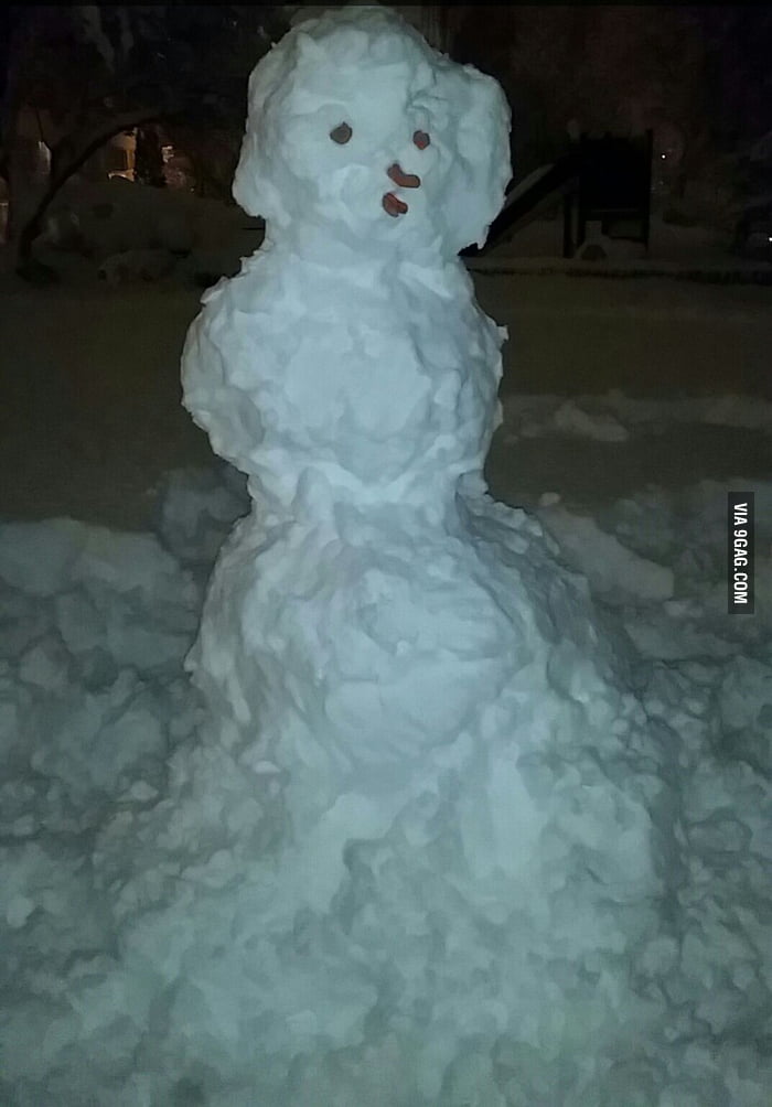 ugly snowman