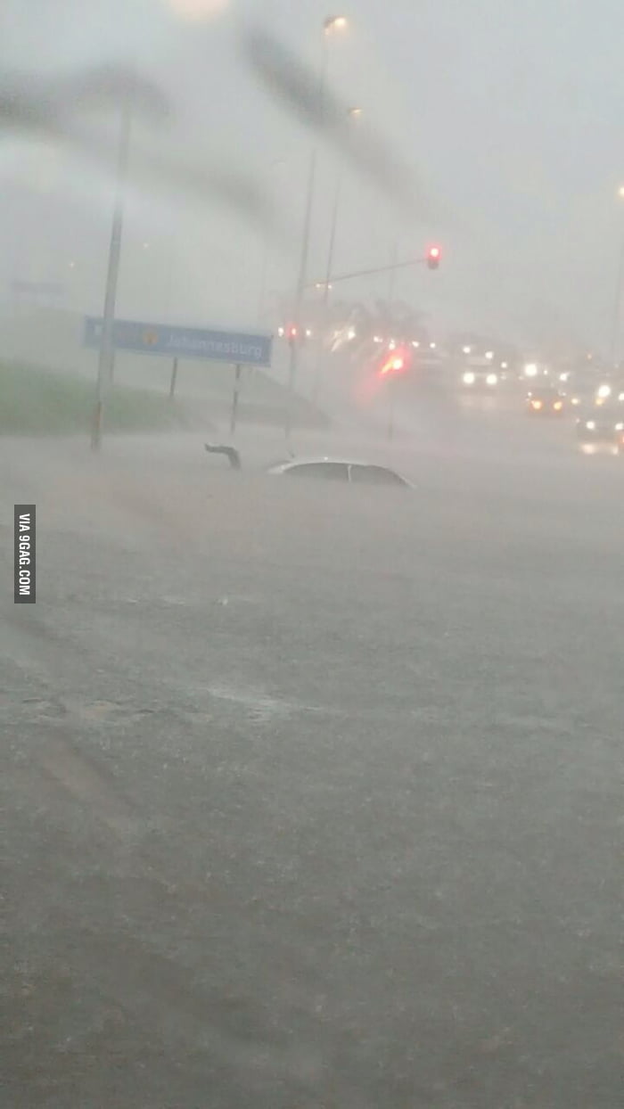 Amazing rain we got in South Africa after one of our worst drouts! - 9GAG