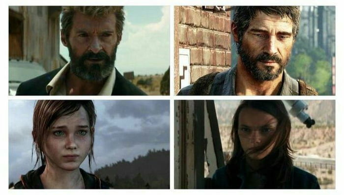 Logan and x23 looks like joel and ellie - 9GAG