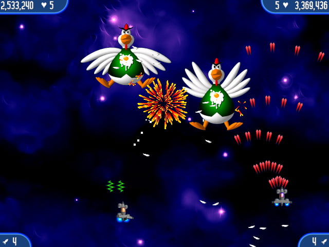 Chicken invaders gameplay - Jogo antigo, nostalgia a 1000!! 