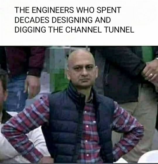 Channel tunnel - 9GAG