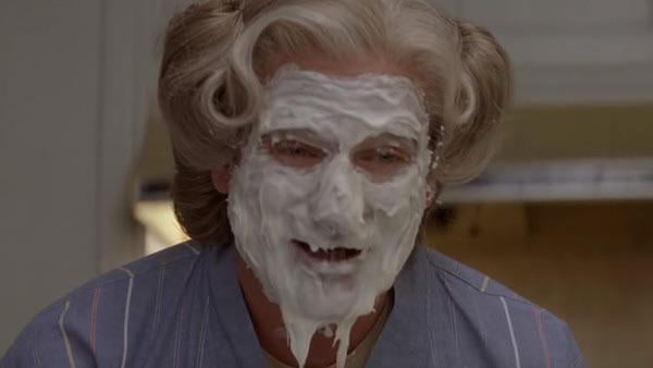 In Mrs. Doubtfire (1993), the scene where Mrs. Sellner comes to inspect ...