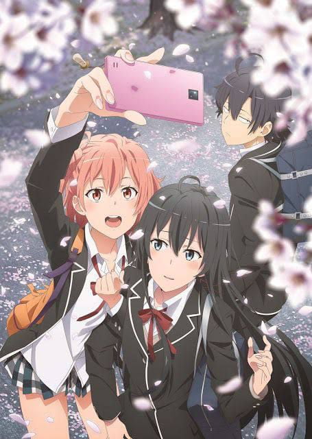 Shoujo manga cover about a love triangle rom-com on Craiyon