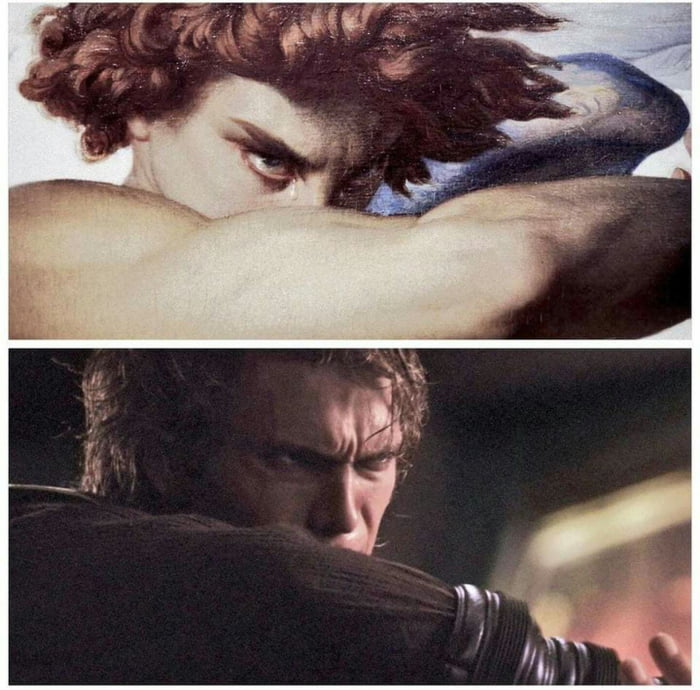 Anakin's resemblance to Alexandre Cabanel's 