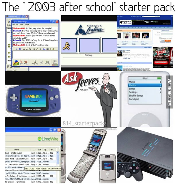 2003 starter pack - 9GAG