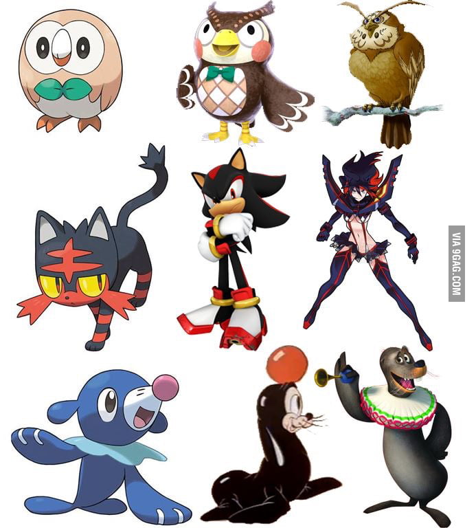 Pokemon Sun And Moon Starter Evolutions Leaked 9gag