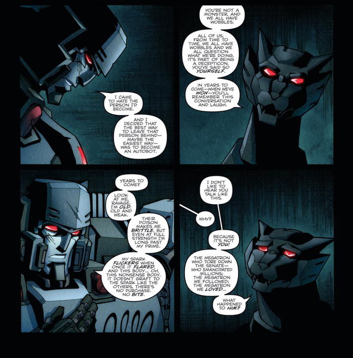 Transformers more than meets the eye is a masterpiece.Megatron’s(02)