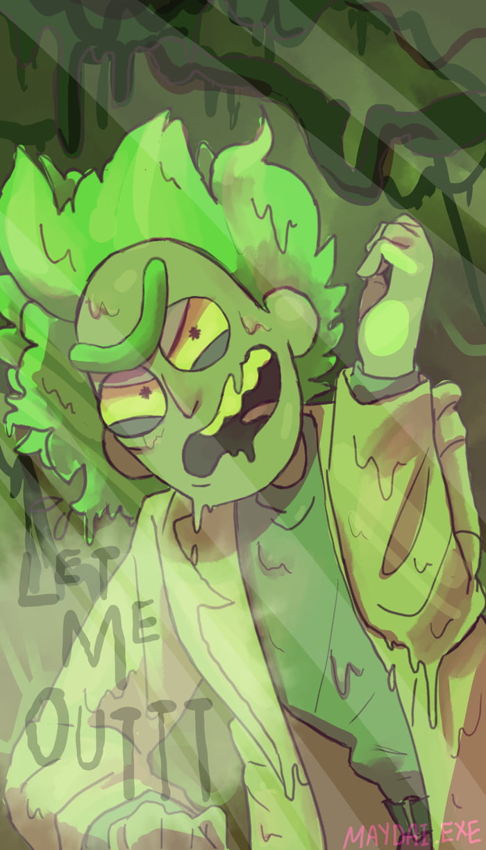 Toxic Rick wallpaper (maydaiexe on Twitter) 9GAG