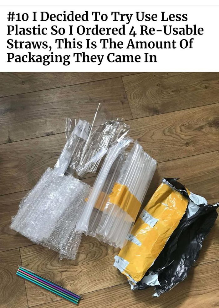 Straw Packaging 9GAG